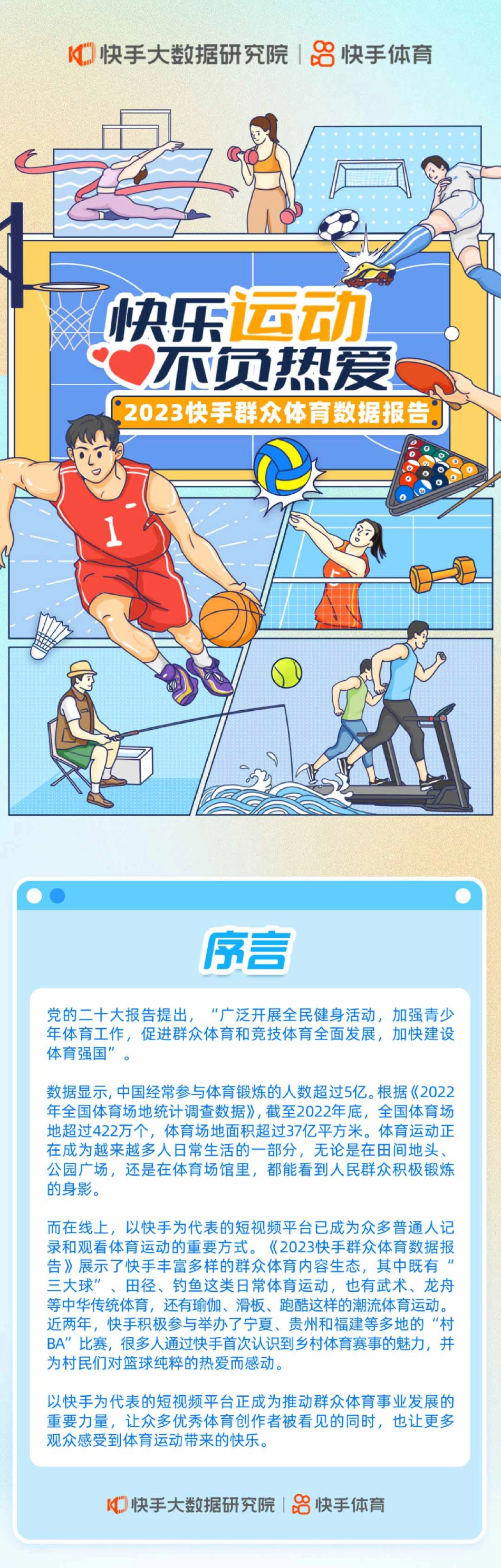 快手大数据研究院&快手体育：2023快手群众体育数据报告(1)_第1页