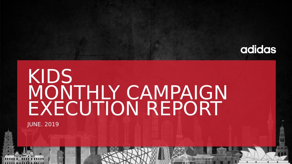 Monthly campaign execution report - templet - KIDS HCE_第1页