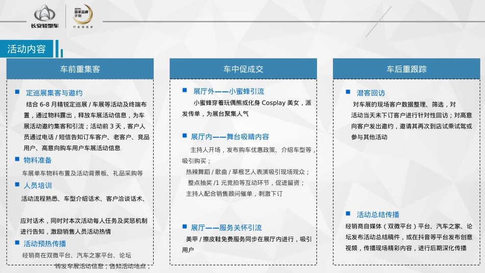 长安神骐区域车展执行手册_第3页