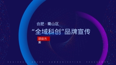 合肥蜀山区全域科创品牌创建与传播方案