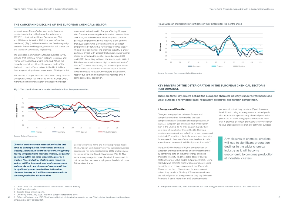 【牛津经济研究院】引爆点：对欧洲化工行业就业和增长的威胁（英）_第3页