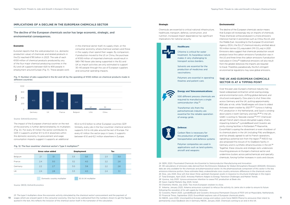 【牛津经济研究院】引爆点：对欧洲化工行业就业和增长的威胁（英）_第7页