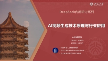 2025AI视频生成技术原理与行业应用-北京大学 AI肖睿团队