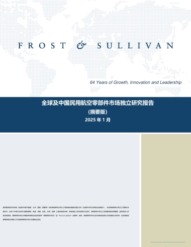 2025年全球及中国民用航空零部件市场独立研究报告（摘要版）-沙利文